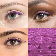 Julep Amethyst Matte gel liner swatch demonstrates bold color and matte texture.
