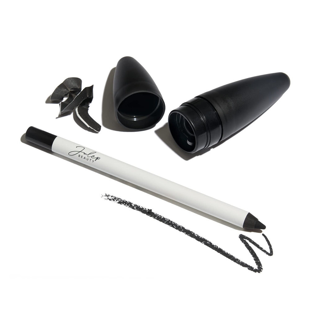 Julep When Pencil Met Gel eyeliner in Blackest Black for all-day precise lining.