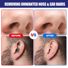 Juloviy Nose Wax Kit applicators designed for precise nose and ear grooming.