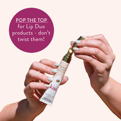 Julva Kiss Lip Renewal Complex coconut oil detail highlighting nourishing ingredients.