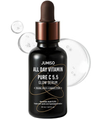 JUMISO All Day Vitamin Pure C glow serum bottle for radiant skin potential.