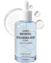 JUMISO Waterfull Hyaluronic Acid Serum bottle with pump for easy daily hydration