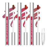 JUNECODE lip stain peel-off set with tweezer for precise, long-lasting color.
