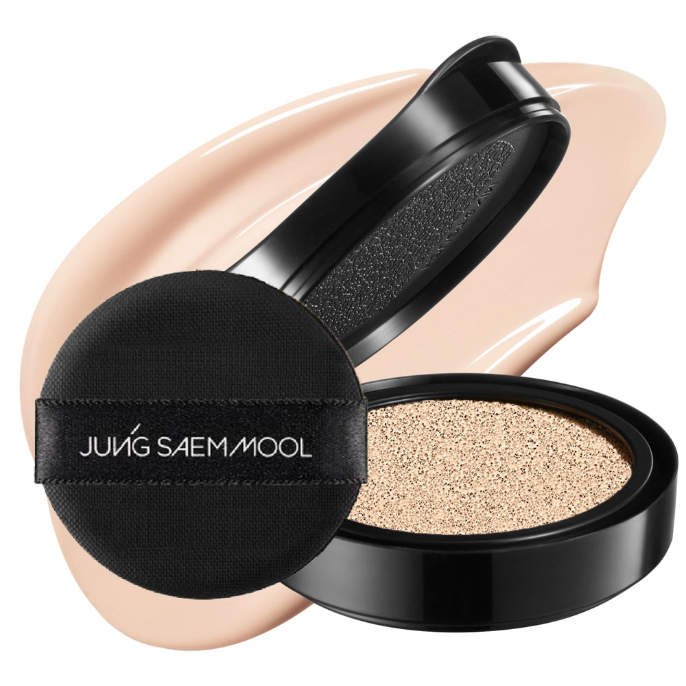 Jung Saem Mool Essential Skin Nuder Cushion coverage close-up for natural glow