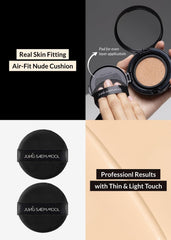 Closeup of cushion texture revealing skin like finish