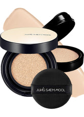 Jung Saem Mool Essential Skin Nuder Cushion — flacon-cushion longue tenue pour un teint frais.