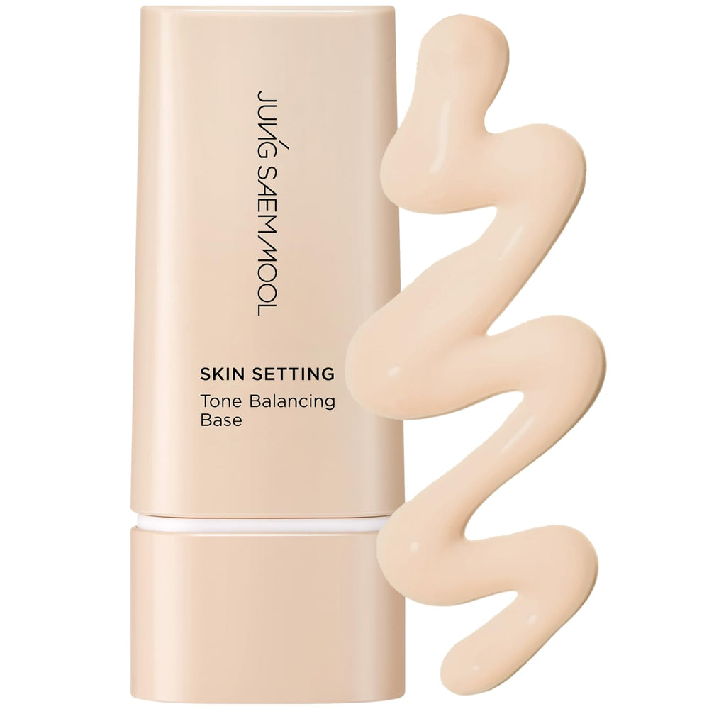 Jung Saem Mool Skin Setting Tone Balancing Base bottle creates a natural, radiant bare-face look.