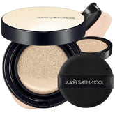 Jung Saem Mool SPF Essential Skin Nude Cushion compact open for quick, on-the-go coverage.