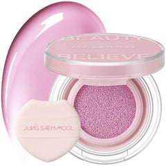 Jung Saem Mool Artist Cushion Blush Bubbly Pink packaging enables on-the-go touch-ups.