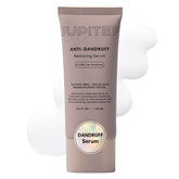 Jupiter Restoring Scalp Serum bottle front showing quick, weightless scalp relief.