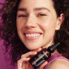 Jurlique Purely Age-Defying Firming Face Oil texture close-up showing a smooth, fast-absorbing oil