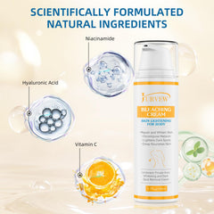 JURVEW Underarms brightening cream helps smooth color differences.