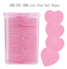 Jusbuya nail polish remover wipes keep nails pristine without fibers.