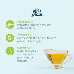 Just For Me Curl Peace avocado oil seals the cuticle for healthier hair