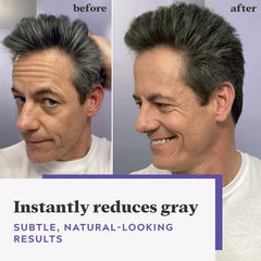 Just for Men Touch of Gray applicator shows precise, mess-free application