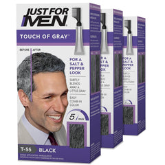 Just for Men Touch of Gray black-gray color bottle ready for easy, natural-looking gray blend
