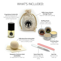 Just Like Jane cuticle oil and buffing paste prep nails gently