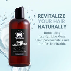 Just Nutritive Gentlemen Shampoo lather forms rich foam for cleansing.