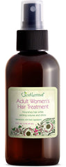 Just Nutritive hair treatment oil bottle for fuller-looking hair.