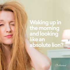 Just Nutritive Thicker Hair Conditioner close-up highlights hair flow and volume.