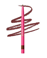 Juvia's Place Cocoa Latte lip liner swatch close-up defines lips precisely