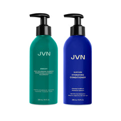 JVN Embody Volumizing Shampoo bottle boosts body and clarifies hair.