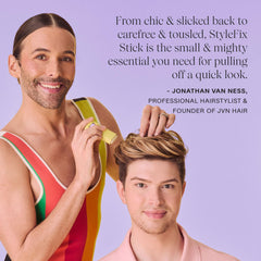 JVN StyleFix applied for a sleek-back look with strong hold