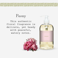 K. Hall Designs Peony scent closeup showing watery notes