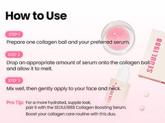 K-SECRET SEOUL 1988 collagen ball night routine nourishes skin overnight.