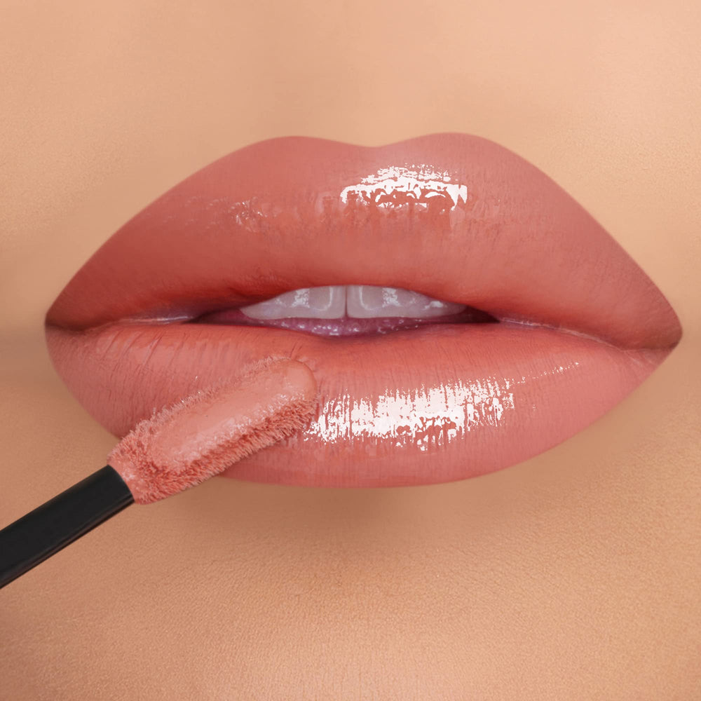 K7L Dark Pink Lip Gloss packaging close-up showing cap for on-the-go use