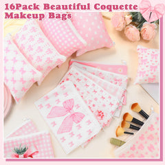 Kacctyen coquette cosmetic pouch doubles as a chic gift bag.