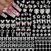 KACHIMOO butterfly nail charm for vibrant 3D nail art designs