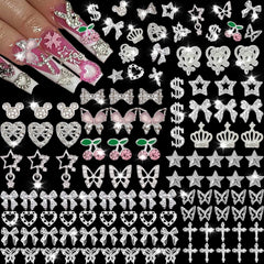 KACHIMOO butterfly nail charm for vibrant 3D nail art designs
