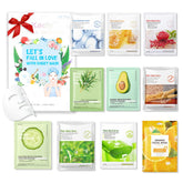 Kaely 10-pack kids face masks set for gentle hydration at home.