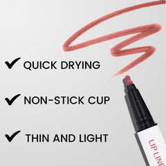 Kaely Beige Longwear Lip Stain Marker delivers up to 24h wear