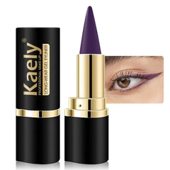 Kaely Dark Purple Gel Eyeliner Pencil packaging, sleek and travel-friendly.