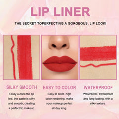 Kaely matte waterproof lip stain delivers rich color with a velvety finish.