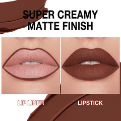 Kaely ombre lip look demonstrating soft gradient on lips