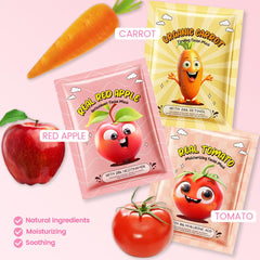 Kaely pineapple face mask sheet providing tropical hydration.