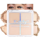 Kaely Powder Eyeshadow Quad in Vanilla Nude Beige for versatile, everyday eye looks.