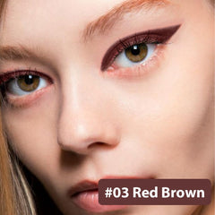 Kaely gel eyeliner swatch on skin highlighting rich color payoff.