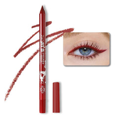 Kaely Red Waterline Pencil Eyeliner on the waterline delivers precise, long-lasting definition.