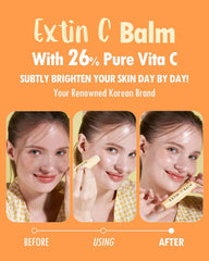 KAHI Extin C Balm twist-up design for quick on-the-go touch-ups.