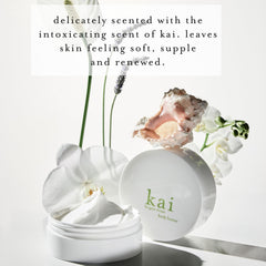 Kai gardenia scent close-up highlights fresh floral notes for daily pampering
