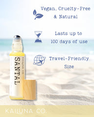 Kailuna Co Santal roll-on application glides smoothly without mess
