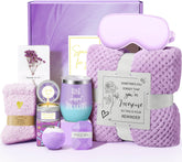 Kalokey valentines gift basket overview shows a luxurious at-home spa experience for her.
