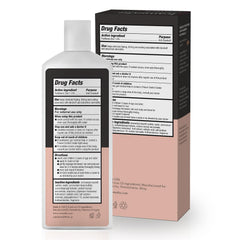 KAMEDIS Beard Wash label closeup highlighting zinc and salicylic acid.