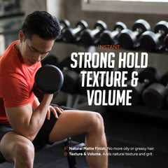 Kami Powder strong hold formulation for all-day control.