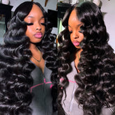Kapelli Hair loose wave bundles with closure close-up showing natural texture for seamless daily wear