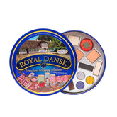 Kara Beauty reveals the Royal Dansk palette tin front with festive packaging ideal for gifting.